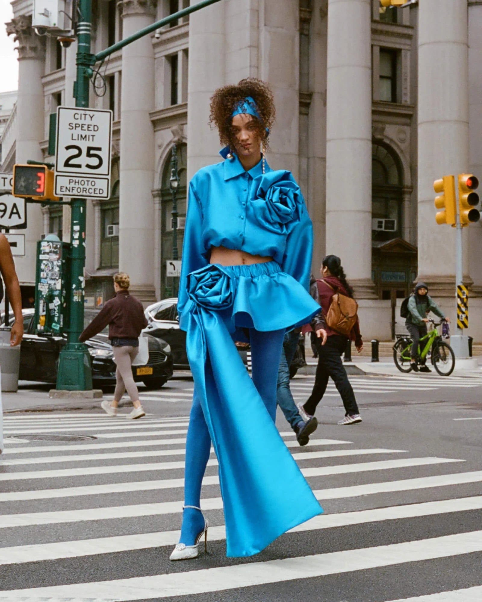 Flora Galaxy Miniskirt