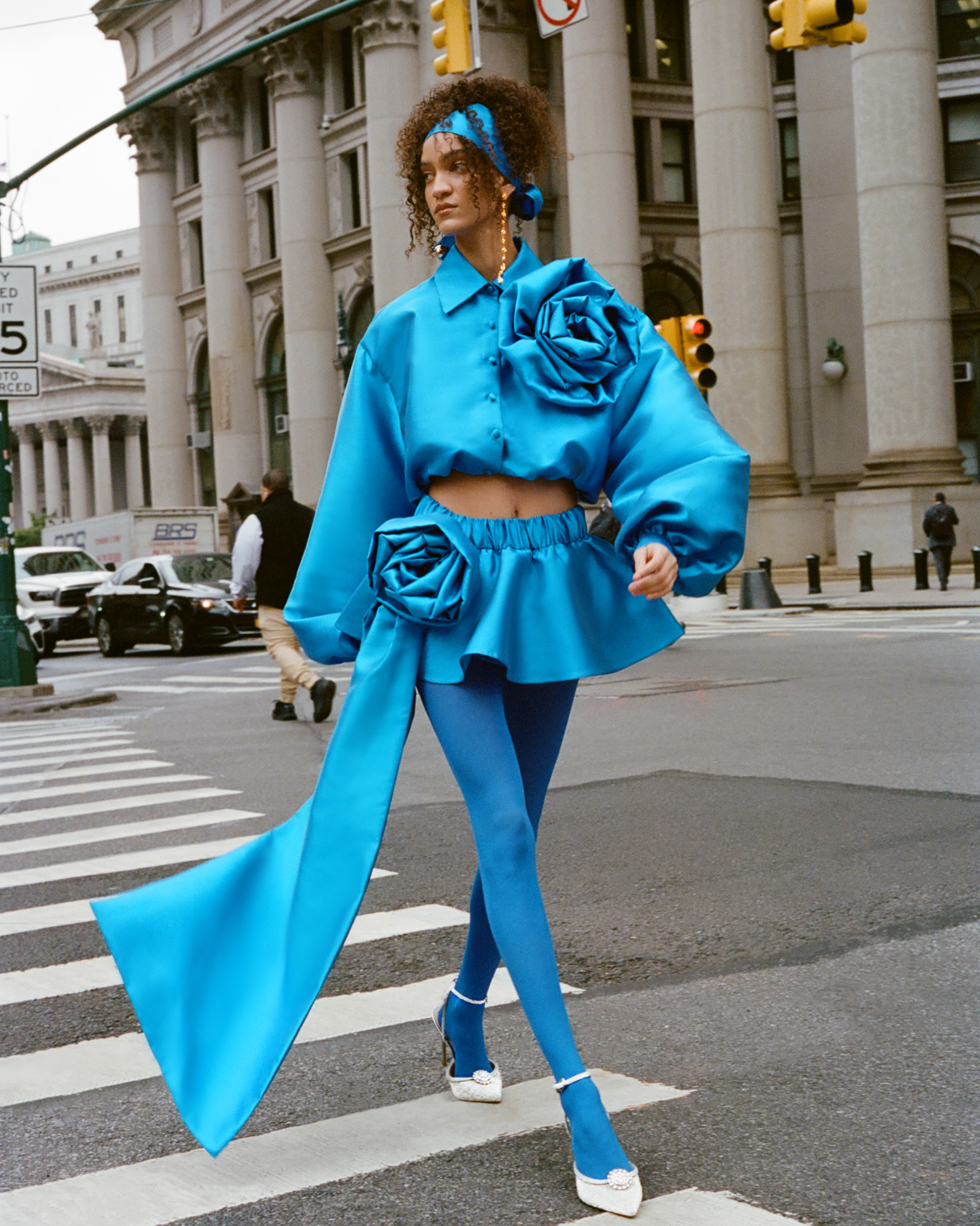 Flora Galaxy Miniskirt