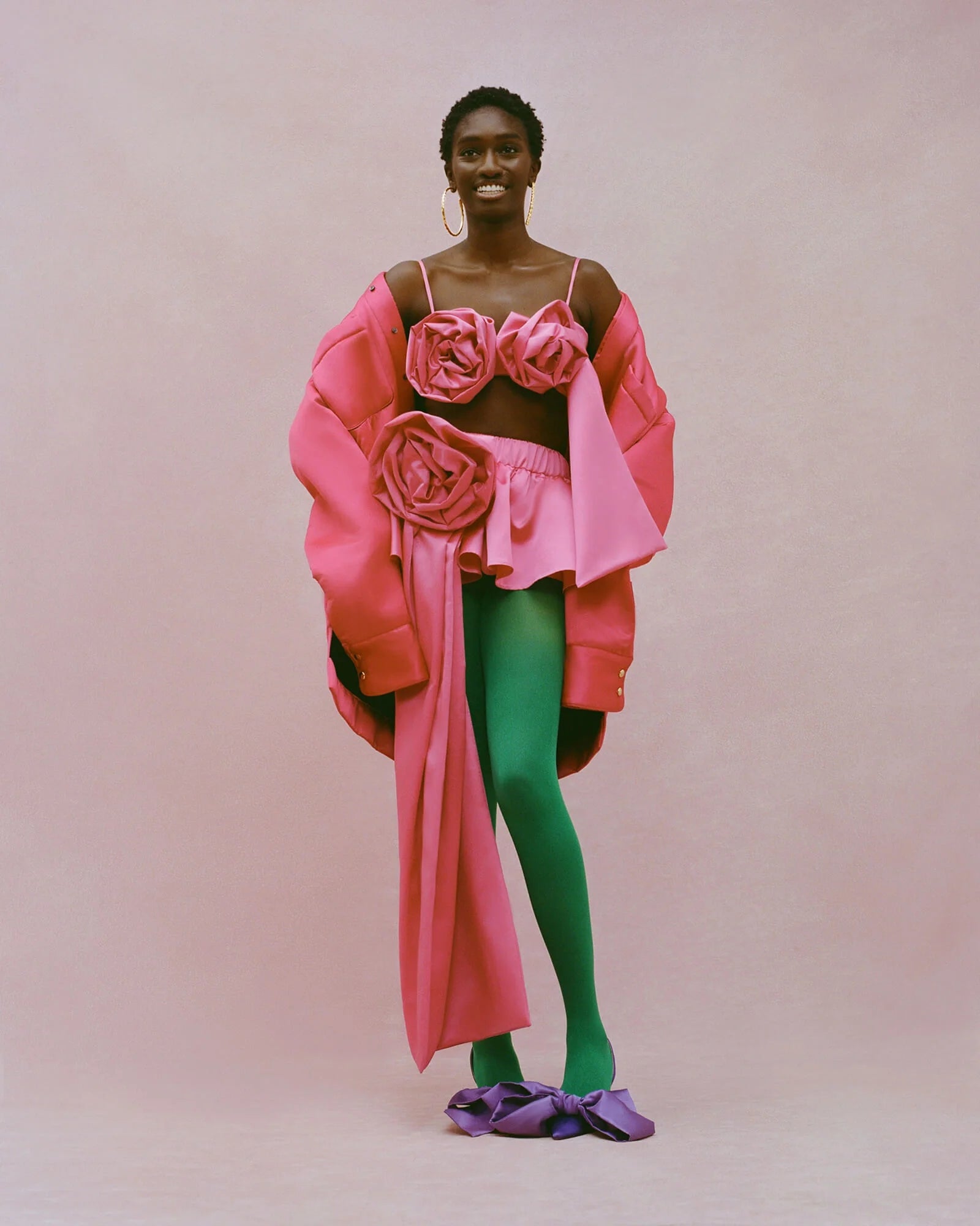 Flora Galaxy Miniskirt