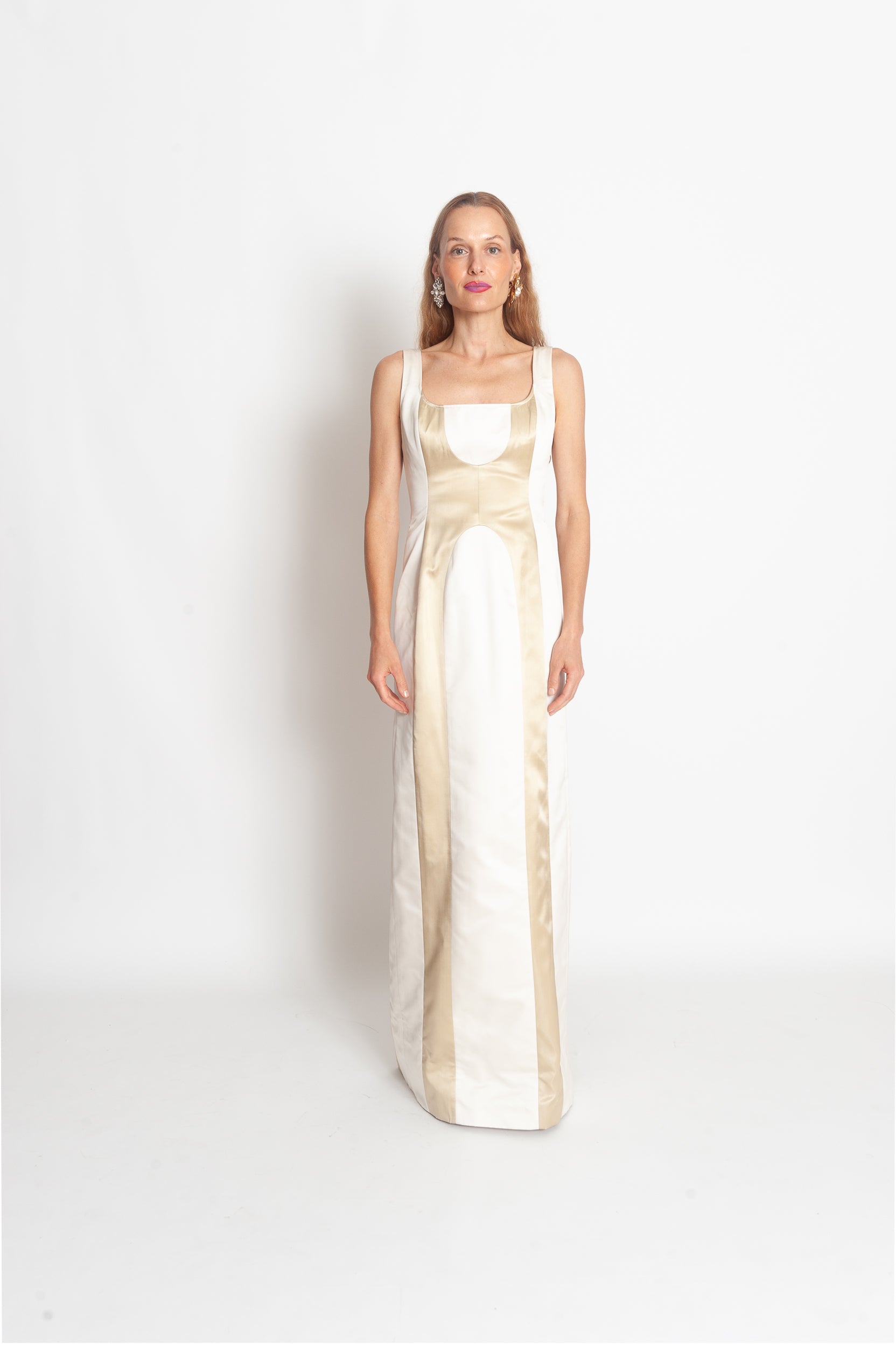 Orbital Column Gown